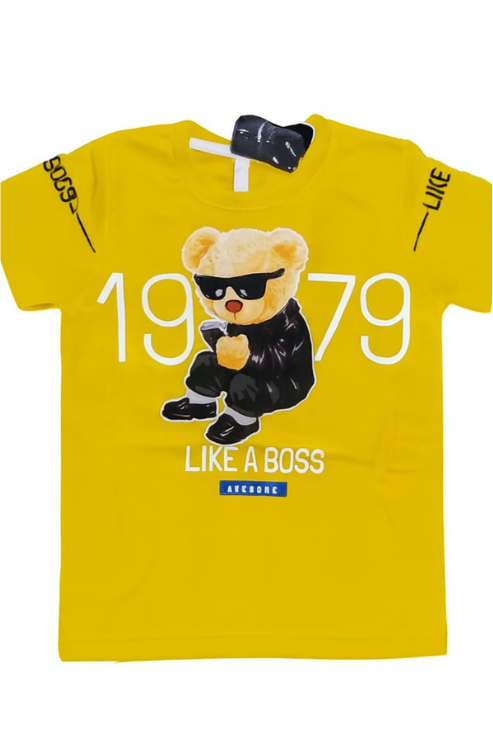 Boss Teddy Graphic Kid's T-Shirt