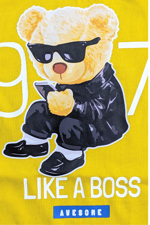 Boss Teddy Graphic Kid's T-Shirt