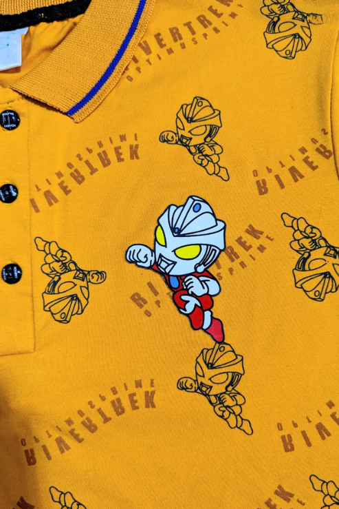 Polo Shirt mustard-yellow