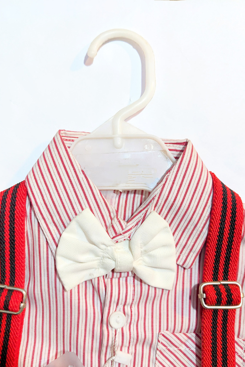Little Gentleman Bowtie & Suspenders Set